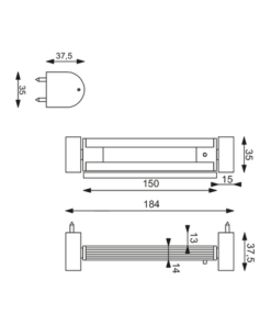 Prebit LED Leuchte prebit led leuchte 153365