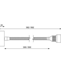 Prebit LED-Flexleuchte 01, 300mm, chrom-matt, 10-3 prebit led flexleuchte 01 300mm chrom matt 10 3 54958