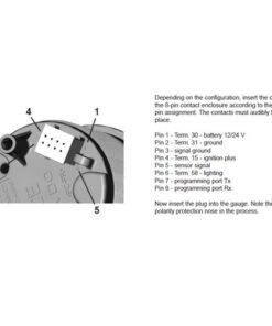 Veratron VDO VL AFTERMARKET TEMPERATURE IND. - °C veratron vdo vl aftermarket temperature ind c 26310