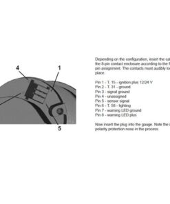 Veratron VDO VL AFTERMARKET TRIM IND. - - SINGLE veratron vdo vl aftermarket trim ind single 26376