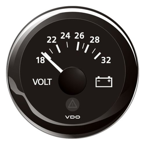 Veratron VDO VL AFTERMARKET VOLTMETER - V - SINGL Veratron VDO VL AFTERMARKET VOLTMETER - V - SINGL