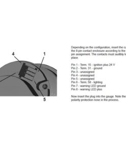 Veratron VDO VL AFTERMARKET VOLTMETER - V - SINGL veratron vdo vl aftermarket voltmeter v singl 26419