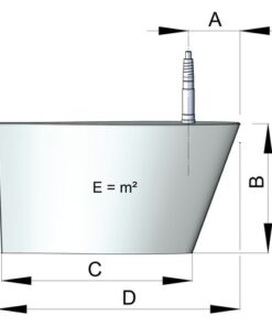 Vetus 2-Stk. Edelstahlflossen Oberfläche 0,4 m² vetus 2 stk edelstahlflossen oberflaeche 0 4 m 54207