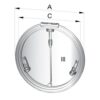 Vetus Altus-Vorschiffsluke Typ-R420, D=417mm vetus altus vorschiffsluke typ r420 d 417mm 36944
