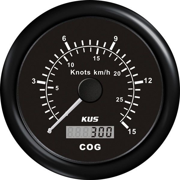 KUS GPS Geschwindigkeit schwarz