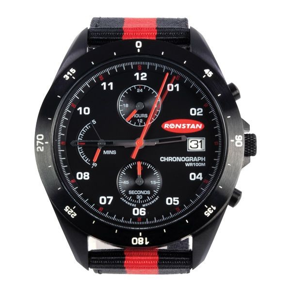 Ronstan 43mm Regattatimer Clearstart Edelstahl schwarz