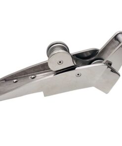 1852 Ankerrolle klappbar aus gegossenem rostfreien Stahl L=410mm B=85mm für Anker bis 12kg
