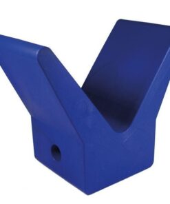 Stevenstütze Hartgummi blau Öffnungswinkel 71° Öffnungsbreite 103mm Loch D=13mm