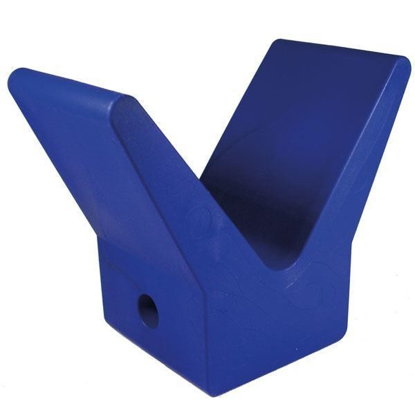 Stevenstütze Hartgummi blau Öffnungswinkel 71° Öffnungsbreite 103mm Loch D=13mm