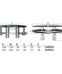 Versenkbare Klampe aus Edelstahl AISI 316 Versenkbare Klampe aus Edelstahl AISI 316 – Bild 2