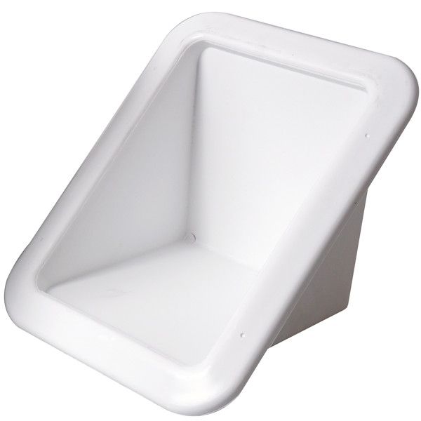 Einbaubox für Einfüllstutzen ohne Deckel, 145x80x191mm, weiss Einbaubox für Einfüllstutzen ohne Deckel, 145x80x191mm, weiss