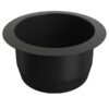 Roca Dosen- und Flaschenhalter rostfreier Stahl D=69mm H=48mm schwarz anodisiert 1041047 roca dosen und flaschenhalter rostfreier stahl d 69mm h 48mm schwarz anodisiert 1