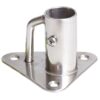 Relingsfuss rostfreier Stahl Neigung 6° für Rohr D=25mm 1042640 relingsfuss rostfreier stahl neigung 6 fur rohr d 25mm 1