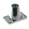Relingsfuss rostfreier Stahl Neigung 7° für Rohr D=25mm 1042650 relingsfuss rostfreier stahl neigung 7 fur rohr d 25mm 1