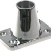 Relingsfuss rostfreier Stahl gerade für Rohr D=25mm 1042660 relingsfuss rostfreier stahl gerade fur rohr d 25mm 1