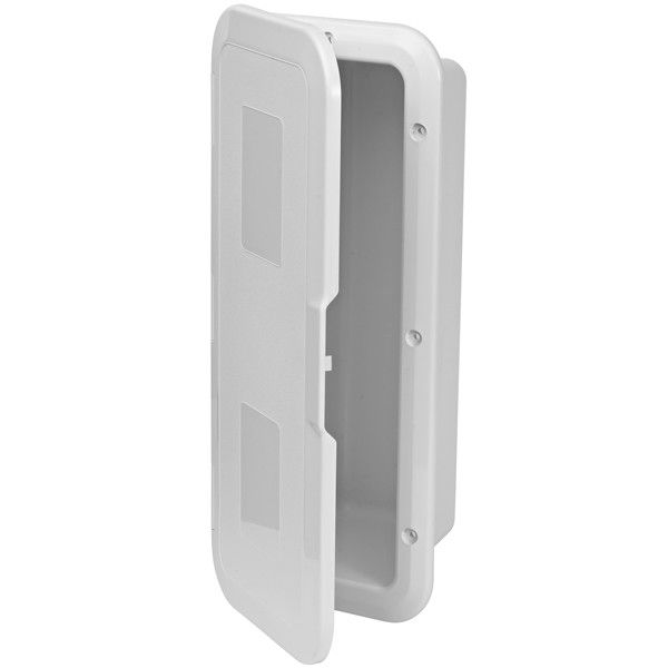 Ablage-/Staufach mit Tür 42x17x10cm weiss Ablage-/Staufach mit Tür 42x17x10cm weiss