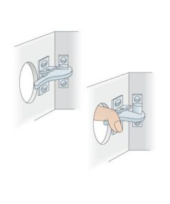 Roca Fingerschnäpper Messing L=30mm B=16mm H=29mm mit Gegenplatte L=22mm 1051102 roca fingerschnpper messing l 30mm b 16mm h 29mm mit gegenplatte l 22mm 2
