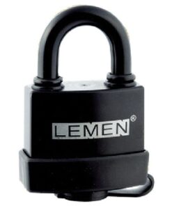Vorhängeschloss LEMEN wasserdicht beschichtet B=54mm Bügel H=37mm