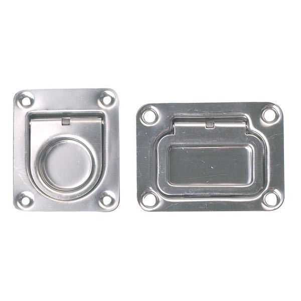 Bodenheber rostfreier Stahl L=66mm B=56mm D=12mm Bodenheber rostfreier Stahl L=66mm B=56mm D=12mm