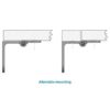 Roca Scharnier für Rakego Klappstischstütze Aluminium natur 1052907 roca scharnier fr rakego klappstischsttze aluminium natur 3