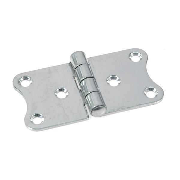 1852 Scharnier rostfreier Stahl L=74mm B=40mm 1852 Scharnier rostfreier Stahl L=74mm B=40mm