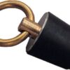 Verschluss Messing/Gummi 1060792 19mm 1