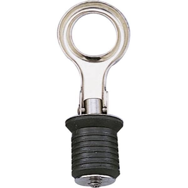 Lenzstopfen rostfreier Stahl für Lenzdurchlass ID=25mm mit Schnellverschluss Lenzstopfen rostfreier Stahl für Lenzdurchlass ID=25mm mit Schnellverschluss