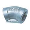 1852 Rohrbogen 45° Innen-/Innengewinde rostfreier Stahl AISI 316 1067510 3 8 1