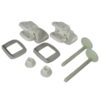 Jabsco Befestigungssatz für Toilettendeckel für Deluxe-Toiletten 1072050 1 jabsco befestigungssatz fr toilettendeckel fr deluxe toiletten 1