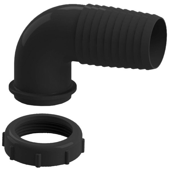 Nuova Rade Wassertankanschluss 90° 1 1/2'' mit Überwurfmutter für Schlauchanschluss D=12mm Nuova Rade Wassertankanschluss 90° 1 1/2'' mit Überwurfmutter für Schlauchanschluss D=12mm