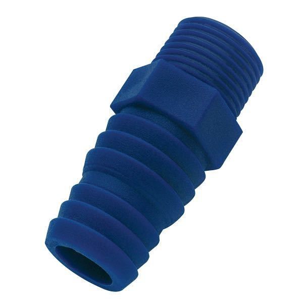 Schlauchanschlussstutzen Kunststoff 3/8'' für Schlauch ID=17+19mm Schlauchanschlussstutzen Kunststoff 3/8'' für Schlauch ID=17+19mm