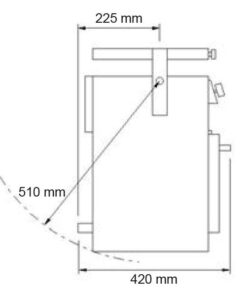 Neptune 4500 Gasherd 2-flammig mit Backofen und Grill