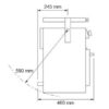 Neptune 5000 Gasherd 3-flammig mit Backofen und Topfhalter 1094336 neptune 5000 gasherd 3 flammig mit backofen und topfhalter 3