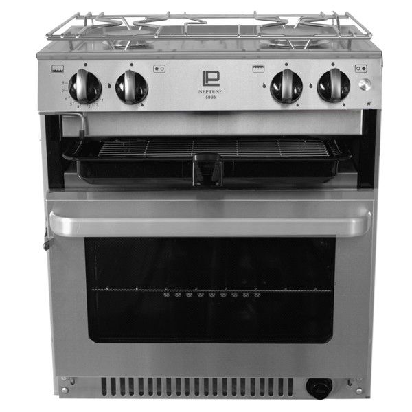 Neptune 5000 Gasherd 2-flammig mit Backofen und Topfhalter Neptune 5000 Gasherd 2-flammig mit Backofen und Topfhalter – Bild 3