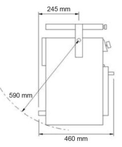 Neptune 5000 Gasherd 2-flammig mit Backofen und Topfhalter