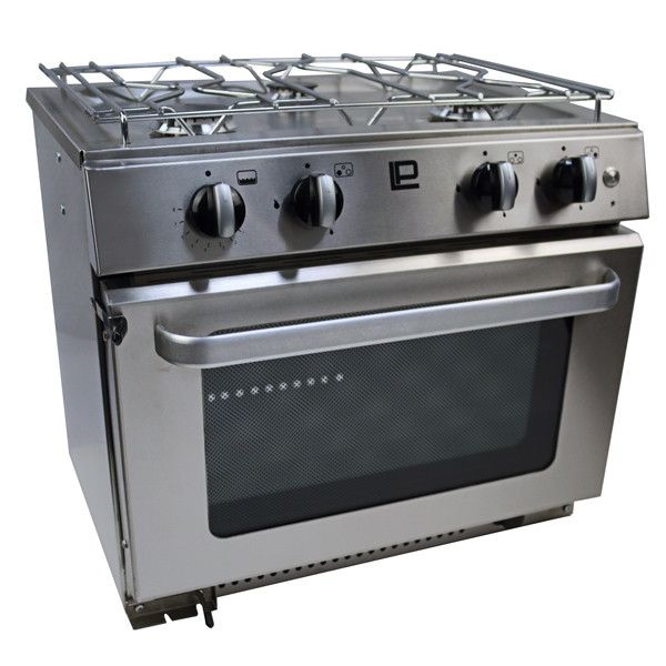 Neptune 5000 Gasherd 3-flammig mit Backofen. Grill und Topfhalter Neptune 5000 Gasherd 3-flammig mit Backofen. Grill und Topfhalter – Bild 3