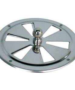 Lüfterblech verschliessbar rostfreier Stahl D=102mm