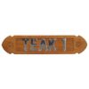 Roca Namensschild Teak 510x114mm 1113527 namensschild 510x114mm 1