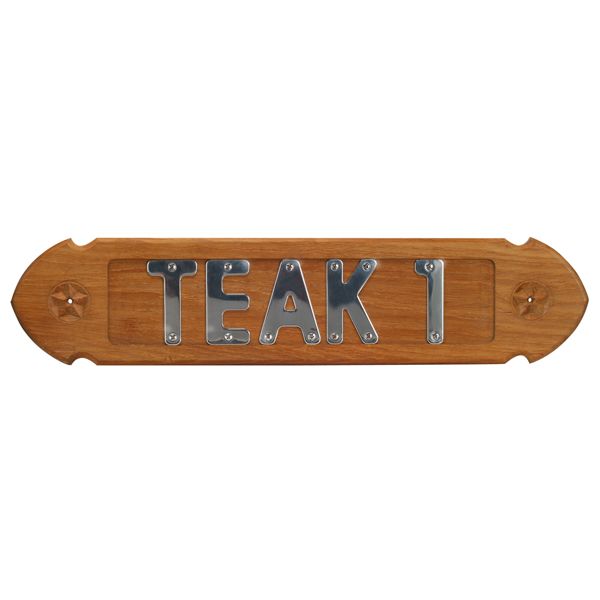Roca Namensschild Teak 510x114mm Roca Namensschild Teak 510x114mm