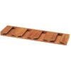 Roca Weinglashalter Teak (Deckenmontage) 42x2x12cm für 4 Gläser 1113540 weinglashalter 4 glaeser 1