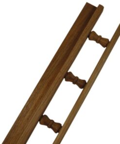 Roca Zier-Handlauf Teak mit L-Profil L=1980mm