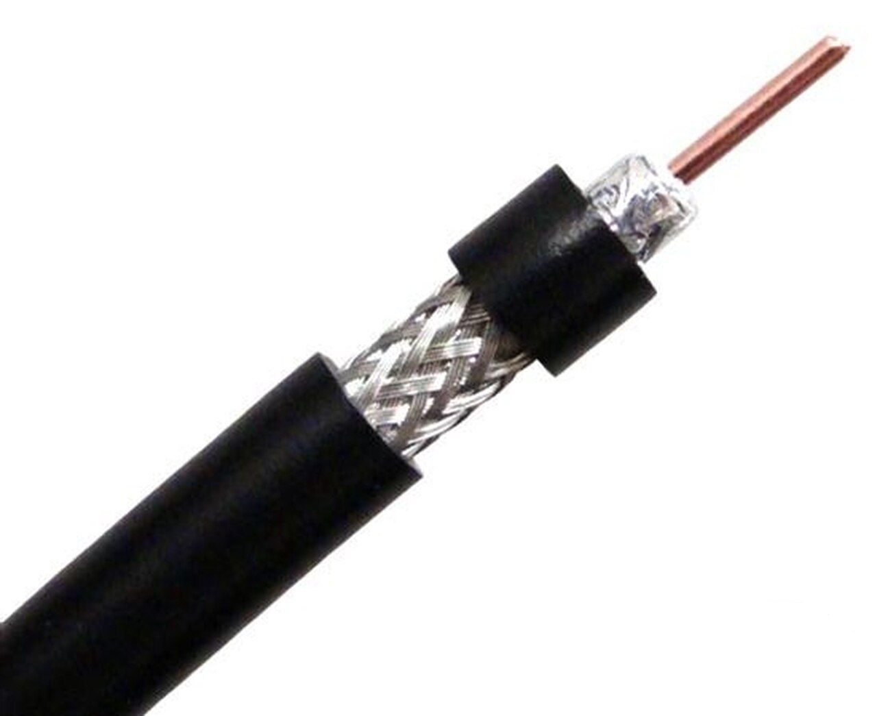 1852 Antennenkabel RG58 verlustarm D=6mm L=100m schwarz 1852 Antennenkabel RG58 verlustarm D=6mm L=100m schwarz