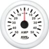 KUS Amperemeter mit Shunt 50A 12/24V weiss 1116469 kus amperemeter mit shunt 50a 12 24v weiss 101903