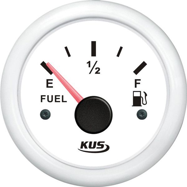 KUS Tankanzeige Treibstoff 0-190Ohm 12/24V weiss KUS Tankanzeige Treibstoff 0-190Ohm 12/24V weiss