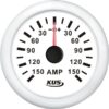 KUS Amperemeter mit Shunt 150A 12/24V weiss 1116481 kus amperemeter mit shunt 150a 12 24v weiss 101903