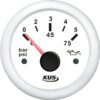 KUS Anzeige Öldruck 0-5bar 10-184 und 240-33 Ohm 12/24V weiss 1116491 kus anzeige oldruck 0 5bar 10 184 und 240 33 ohm 12 24v weiss 1