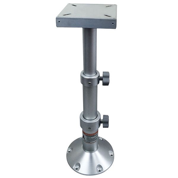 ESM Tischstütze D=60/73mm Aluminium L=290-690mm mit Beschlag für Tischplatte und Basis D=228mm ESM Tischstütze D=60/73mm Aluminium L=290-690mm mit Beschlag für Tischplatte und Basis D=228mm