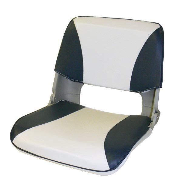 ESM Steuerstuhl SS48 B=50cm T=42cm H=49cm marineblau/weiss ESM Steuerstuhl SS48 B=50cm T=42cm H=49cm marineblau/weiss
