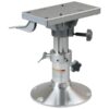 ESM Stuhlgestell OCEAN mit Gasdruckdämpfer Aluminium eloxiert dreh- und verschiebbar H=43-63cm Befestigungsplatte 280x182mm 1120768 2 stolkonsol 43 63cm med lille glideplade 1