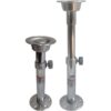ESM Teleskop-Tischstütze D=50/60mm Aluminium L=500-700mm mit Beschlag für Tischplatte und Basis D=178mm H=14mm 1120771 esm teleskop tischstutze d 50 60mm aluminium l 500 700mm mit beschlag fur tischplatte und basis d 17 1
